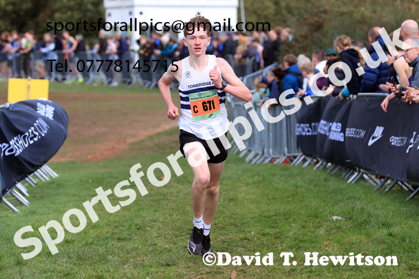 Mens Under-17s 2025 National Cross Country Relays, Berry Hill Park, Mansfield. Photo: David T. Hewitson/Sports for All Pics